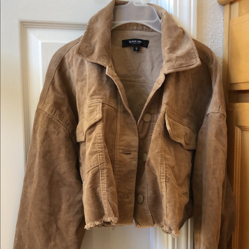 Cropped Corduroy jacket